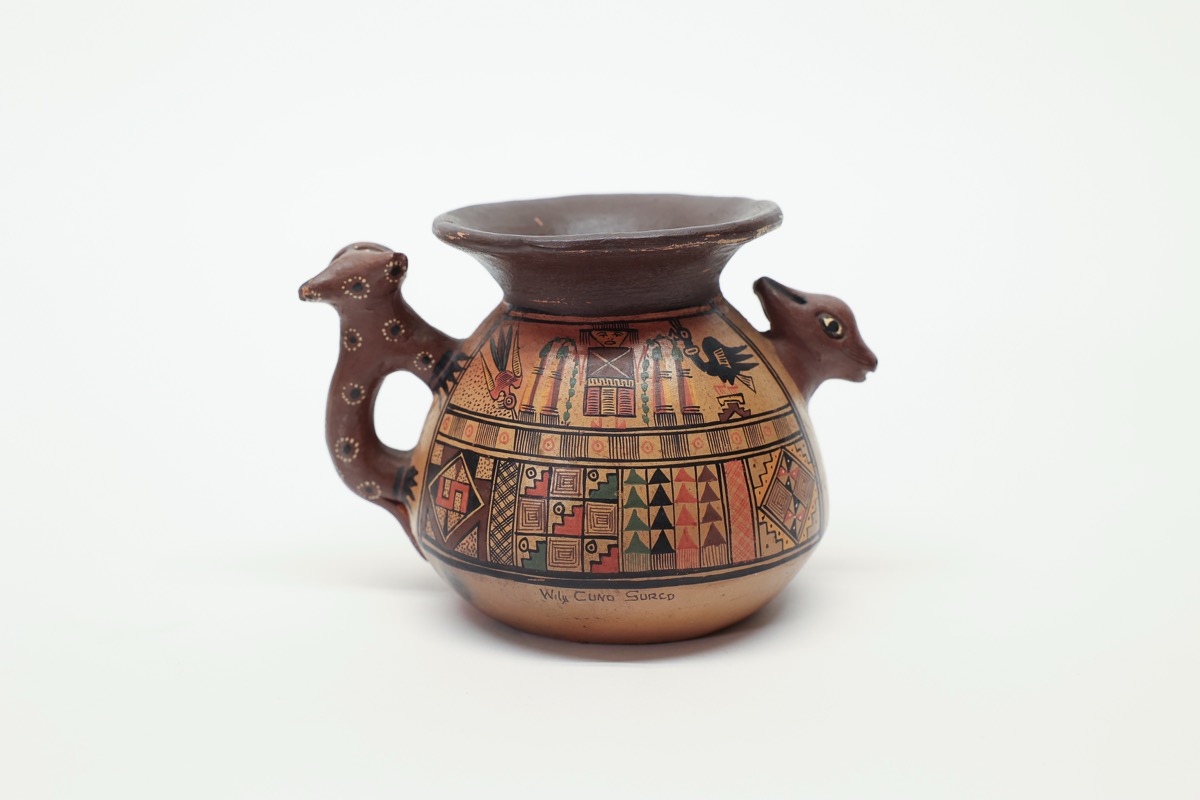 Wily Cuno Surco Peruvian Pottery Vessel