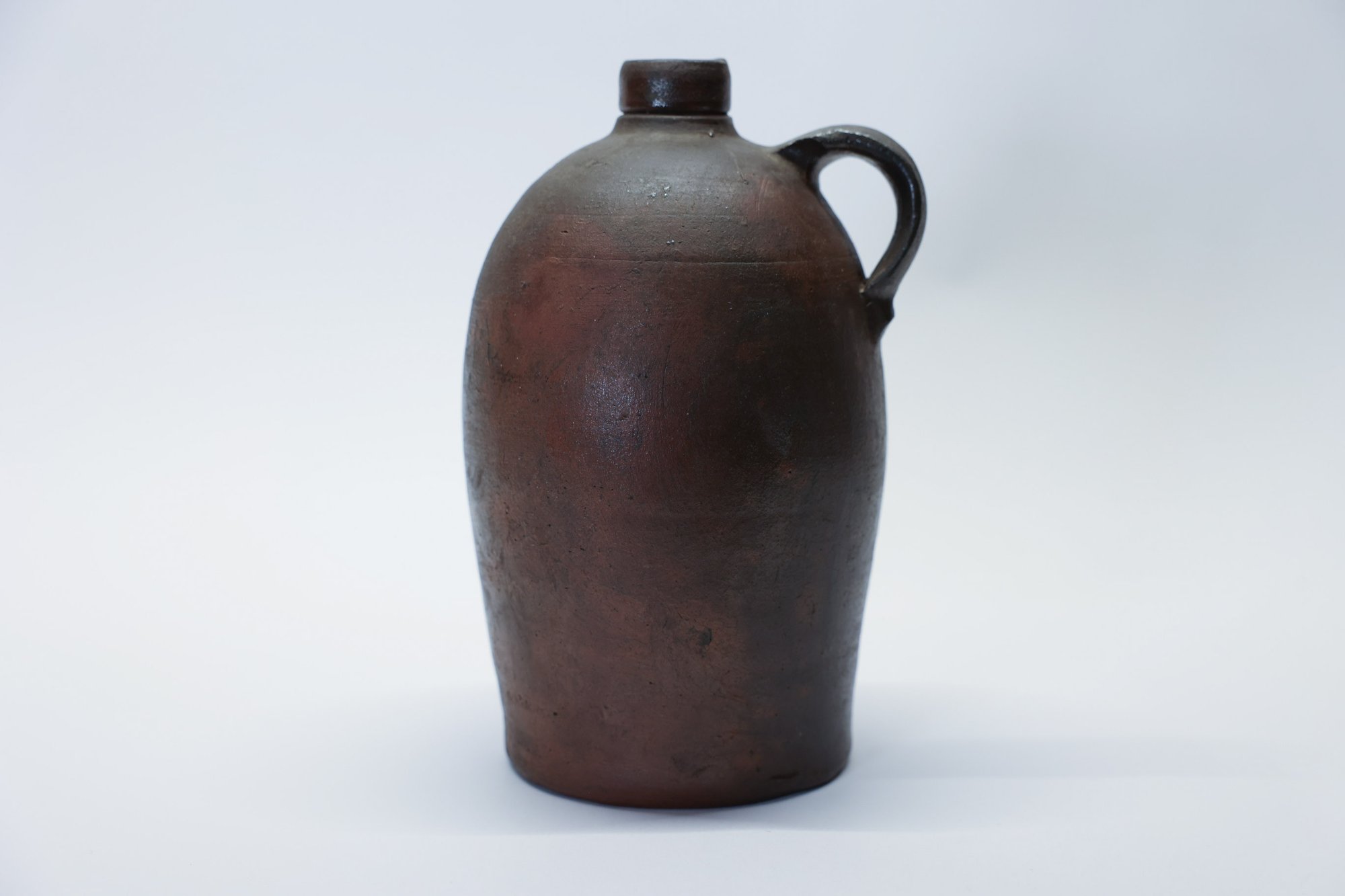 Antique Early Ovoid Salt-glaze Stoneware Jug